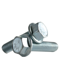 M8-1.25 x 16 MM Hex Flange Bolt, Full Thread / Class 10.9 Steel / Zinc