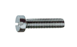 M8-1.25 x 16mm Slotted Pan Head Machine Screws / Stainless Steel / A2-70 / Plain / ASTM A307; DIN 84