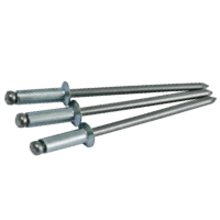 4-4 (1/8") Countersunk Blind Rivet / .188-.250" Grip / Stainless Steel/Steel