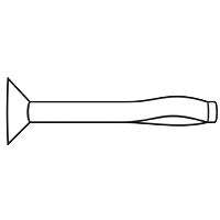 1/4" x 1 1/2" Split Drive Anchor / Low Carbon Steel / Zinc