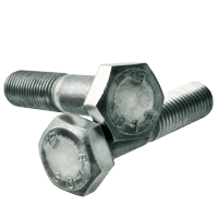 1 1/4"-7 x 6" Heavy Hex Bolt, Partial Thread / A307 Steel / Zinc
