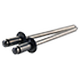 8-6 (1/4") Dome Head Blind Rivet / .251-.375" Grip / Aluminum/Aluminum