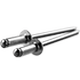 6-10 (3/16") Dome Head Blind Rivet / .501-.625" Grip / Stainless Steel/Stainless Steel