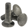 5/8"-11 x 6" Carriage Bolt, Full Thread / Grade 5 Steel / Hot Dip Galvanized / SAE J429 Grade 5; ASME B18.5