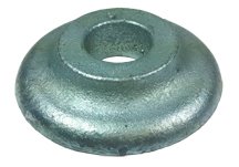 1 1/4" Ogee Washer / Low Carbon Steel / Hot Dip Galvanized
