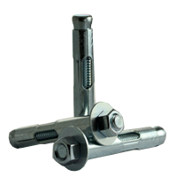 5/16" x 2 1/2" Sleeve Anchor with Hex Nut / Low Carbon Steel / Zinc CR+3
