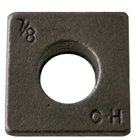 3/8" Beveled Washer / Low Carbon Steel / Plain
