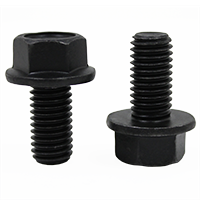 5/8"-11 x 3" Hex Flange Screw, Partial Thread / Grade 8 Steel / PHOSPHATE & OIL