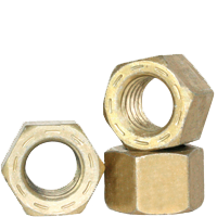 1"-8 Hex Nut / Alloy Steel / Cadmium Yellow / Made in USA / DFAR Compliant
