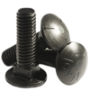 5/16"-18 x 1" Carriage Bolt, Full Thread / Grade 5 Steel / Plain / SAE J429 Grade 5; ASME B18.5