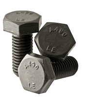 5/8"-11 x 3-3/4" Heavy Hex Structural Bolt / A490 Steel / Plain / Made in USA / DFAR Compliant