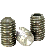 M2-0.40 x 8mm Cup Point Socket Set Screws / A4 Stainless Steel / Passivated