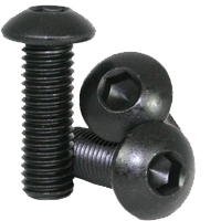 M20-2.5 x 30 mm Button Head Socket Cap Screws / Class 10.9 / Alloy Steel / Black Oxide