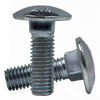 M16-2.00 x 100 MM Carriage Bolt, Full Thread / Class 4.6 Steel / Zinc / ISO 898-1 Class 4.6; DIN 603