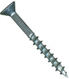 #8 x 1 1/4" Particle Board Screws / Steel / Zinc / ASME B18.6