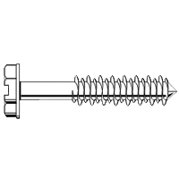 3/16"-2 x 2 1/4" Phillips Concrete Screw (Tapking Sd Screws Miami Dade Approved) / Low Carbon Steel / Plain