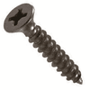 #6-1 x 1 1/2" Phillips Flat Particle Board Screws / Steel / Plain / ASME B18.6