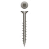 #9x2 1/2" FLAT HEAD SQUARE x 2 1/2" Flat Head Particle Board Screws / Steel / Plain / ASME B18.6