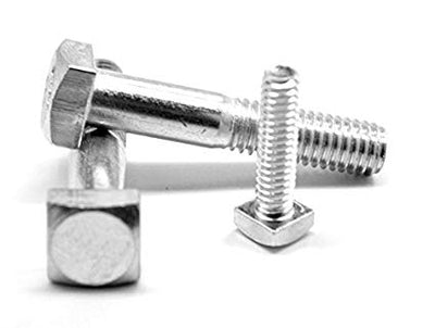 1/4"-20 x 2 1/2" Square Head Bolt, Partial Thread / Low Carbon Steel / Hot Dip Galvanized