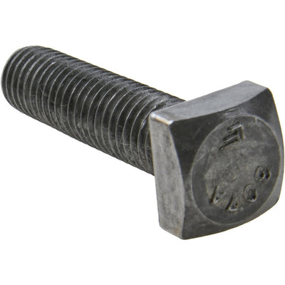 7/8"-9 x 4" Square Head Bolt, Partial Thread / Grade A Steel / Plain