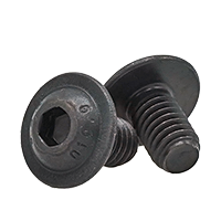 M12-1.75 x 14 mm Button Head Socket Cap Screws / Class 10.9 / Alloy Steel / Black Oxide