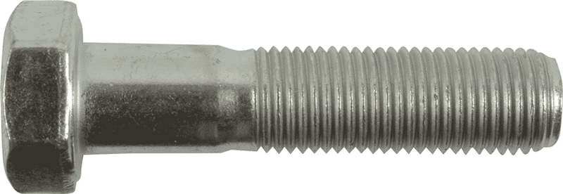 M12-1.25 x 55mm Hex Cap Screws, Partial Thread / Class 8.8 Steel / Zinc / ISO 898-1 Class 8.8; DIN 960; DIN 931