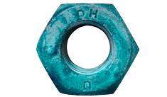 1/2-13 Structural Nuts / A563 Grade DH / Galvanized with Lubricant