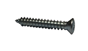 #10 x 1 1/4" Type AB Phillips Oval Head Self-Tapping Screws, Full Thread / Alloy Steel / Grade 8 / Zinc
