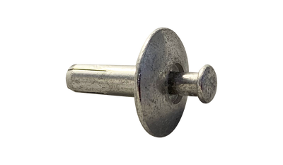 3/16" x 7/32" Tamper Proof Drive Pin Rivets / Liner Head / All Aluminum / Plain
