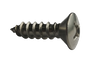 #6 x 1 3/4" Type A Phillips Oval Head Self-Tapping Screws, Full Thread / Stainless Steel / 18-8 / Passivated / ISO 3506-1 A2-70; ASME B18.6.4