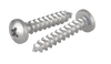 #8-15 x 2 1/2" Type A Self-Tapping Screws / Phillips / Pan Head / 18-8 Stainless Steel / Passivated / ASTM F593 Alloy Group 2 (18-8); ASME B18.6.4