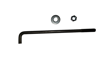 5/8" x 10" L-Shaped Anchor Bolt / Low Carbon Steel / Plain
