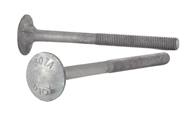 3/4"-10 x 14" Timber Bolts / Partially Threaded / Low Carbon Steel / Hot Dip Galvanized