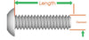 Button Head Cap Screws / Socket Head / Steel / Black Oxide