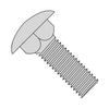3/8"-16 x 6" Carriage Bolt, Full Thread / Grade A Steel / Hot Dip Galvanized / ASTM A307 Grade A; ASME B18.5