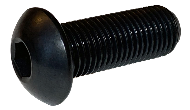 M4-0.7 x 8 mm Button Head Socket Cap Screws / Alloy Steel / Black Oxide