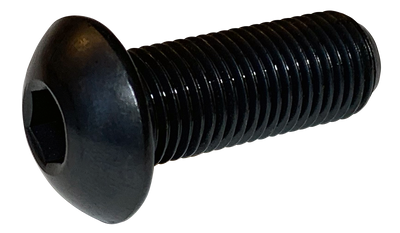 M3-0.5 x 12mm Button Head Cap Screws / Alloy Steel / Black Oxide / Made in USA