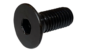 M10-1.5 x 45 mm Flat Head Socket Cap Screws / Alloy Steel / Black Oxide
