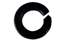 M4 Split Lock Washers / Steel / Black Oxide / DIN127B