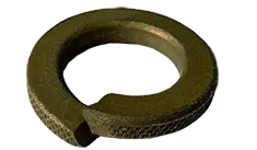 M8 Split Lock Washers / Steel / Zinc Yellow / DIN127B
