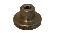 M4-0.7 Knurled Thumb Nuts / High Type / 303 Stainless Steel / DIN466