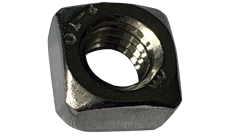 M6-1.0 Regular Square Nuts / 18-8 Stainless Steel (A2) / DIN557
