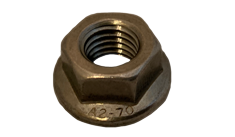 M5-0.8 Hex Flange Nuts / Non-Serrated / 18-8 Stainless Steel / DIN6923