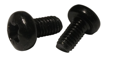 M4-0.7 x 8 mm Trilobe Thread Forming Screws for Metal / Pozi / Pan Head / Low Carbon Steel / Black Zinc / Zinc Black / DIN 7500C