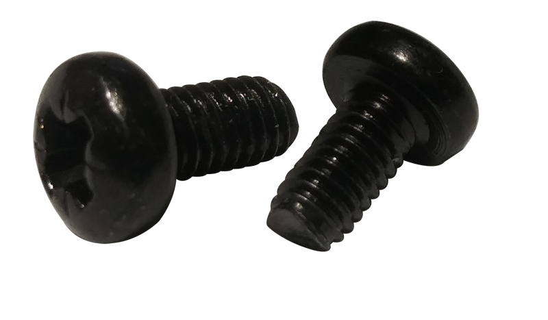 M4-0.7 x 8 mm Trilobe Thread Forming Screws for Metal / Pozi / Pan Head / Steel / Black Zinc / DIN7500C