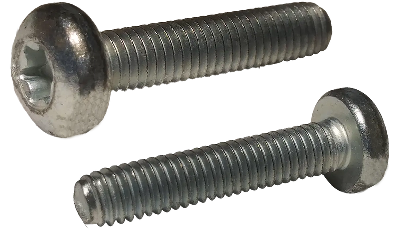 M6-1.0 x 16 mm Trilobe Thread Forming Screws for Metal / Six-Lobe (Torx®) / Pan Head / Steel / Zinc / DIN7500CE