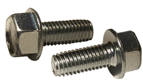 M8-1.25 x 30 mm Trilobe Thread Forming Screws for Metal / Unslotted / Hex Washer Head / Steel / Zinc / DIN7500D
