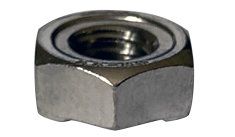M6-1.0 Hex Weld Nuts / 3 Projections & Center Pilot Ring / 316 Stainless Steel (A4) / DIN929