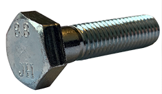 M16-2.0 x 75 mm Hex Cap Screws / Grade 8.8 / Zinc / Partial Thread / DIN931