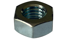 M2.#5-0.45 Finished Hex Nuts / Class 6 / Zinc / DIN934